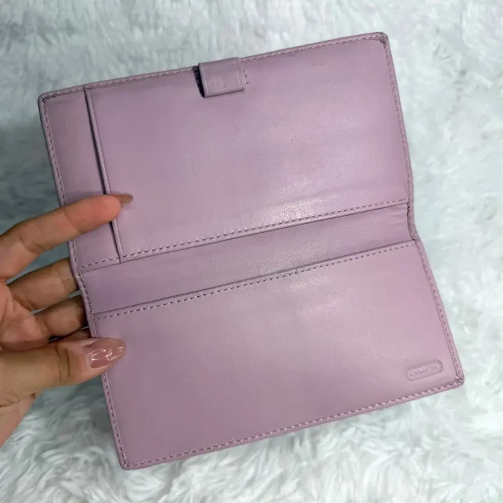 COACH y2k Lilac Checkbook